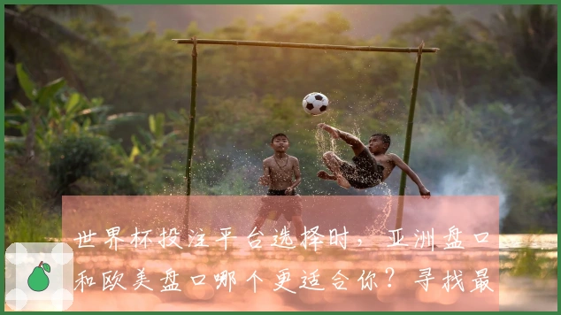 世界杯投注平台选择时，亚洲盘口和欧美盘口哪个更适合你？寻找最佳下注策略！